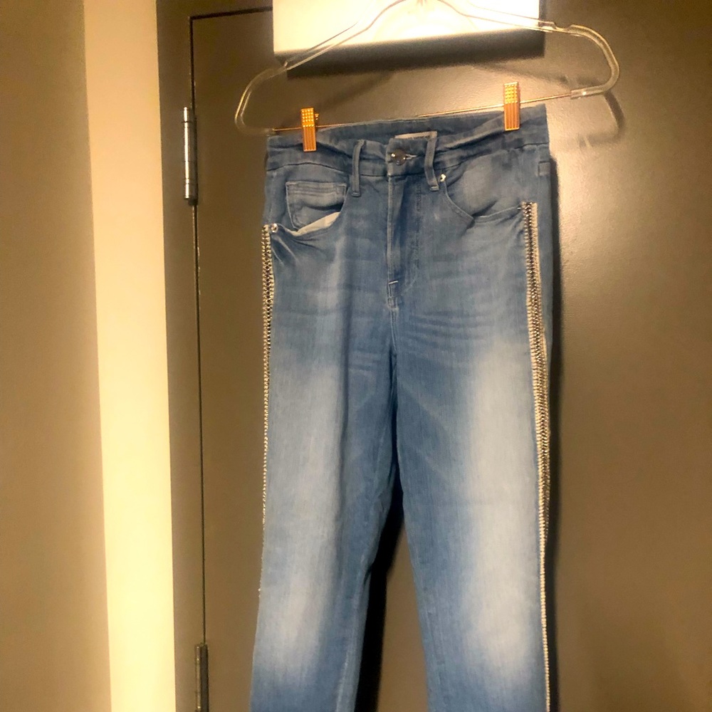 Good American embellished jeans